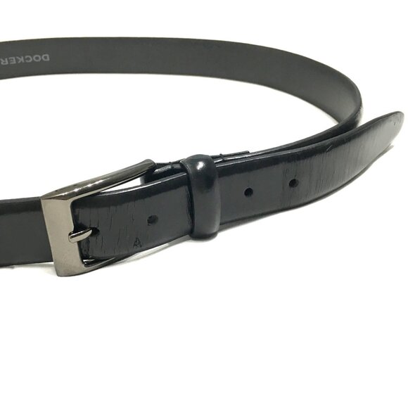 Dockers Men's Black Genuine Leather Belt Size 38 - Picture 1 of 7